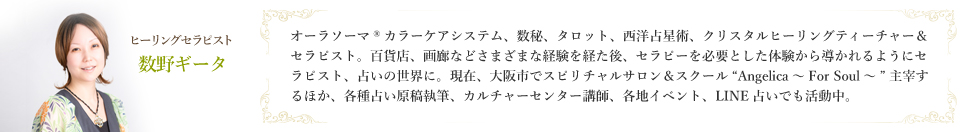 数野ギータのビューティセラピー